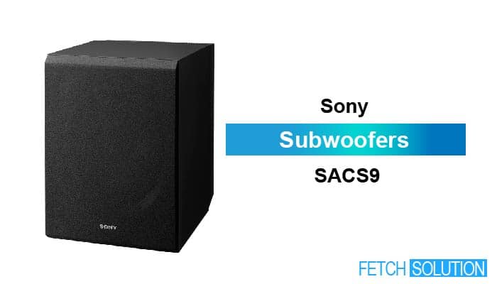 sony subwoofers sacs9 external speakers for projector