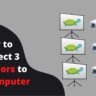 How to connect 3 projectors to one computer