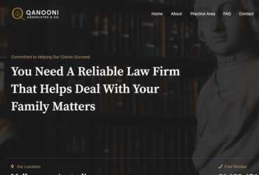 Qanooni Associates & Co. – Legal Consultancy Website