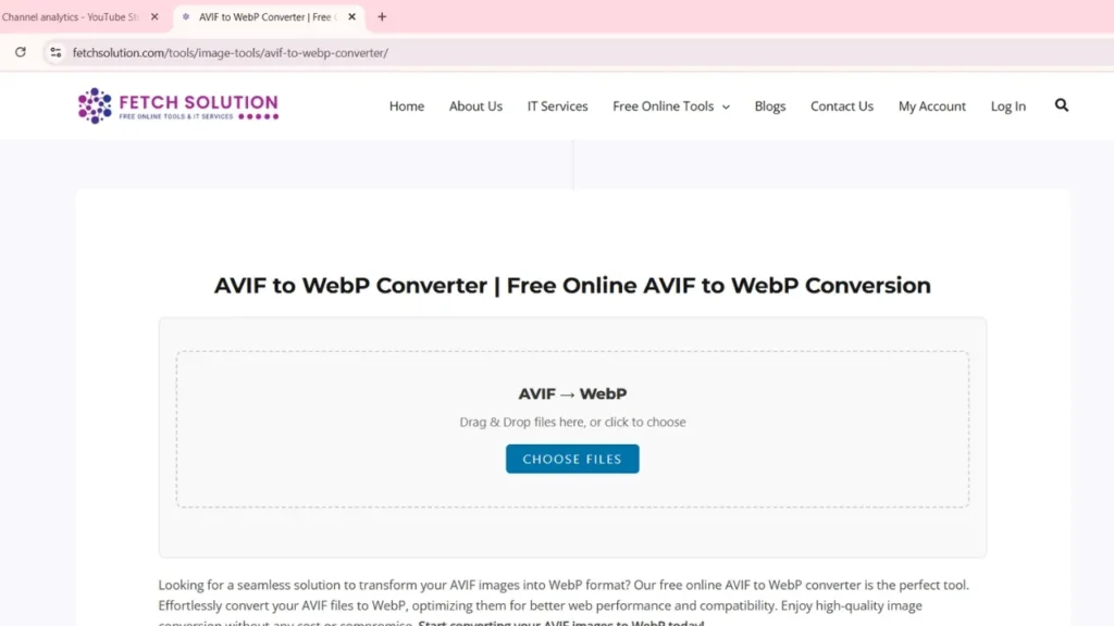 Fetch Solution-How-to-use-Fetch-Solution-AVIF-to-WebP-Converter